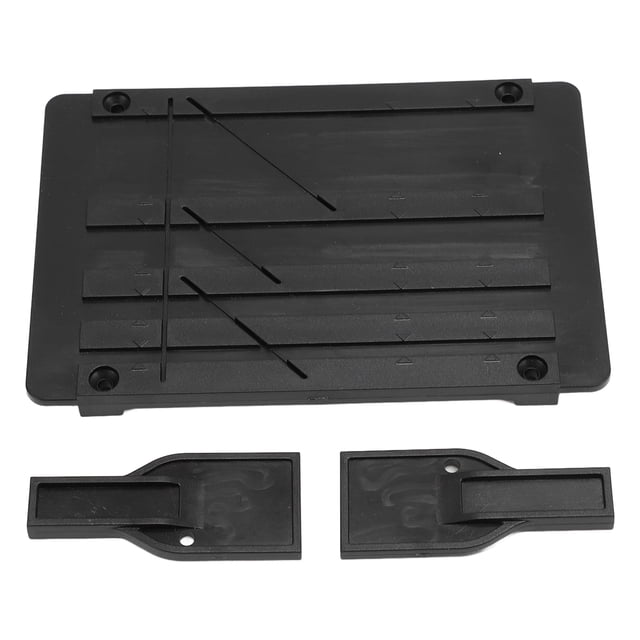 Open Reel To Reel Tape Splicing Set, ABS Rails Black 1in 1/2in 1/4in 1/8in Tape Splicing Block Set for Recorder
