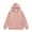 Pink, variant on Heavyweight Hoodie Men'S Pullover Hoodie, Men's Solid Color Long Sleeved Hooded Zipper Cardigan Sweatshirt
