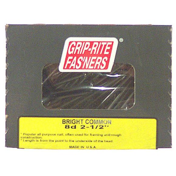 Prime Source 3-.50in. Bright Smooth Shank Common Nail 16C1 Pack of 25