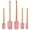 Pink, variant on Silicone Spatula Set of 5, Nonstick Rubber Spatulas, Spoonula, Jar Scraper for Cooking, Baking, Mixing, Frosting (Pink)