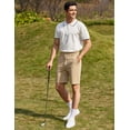 thumbnail image 3 of COOFANDY Golf Shorts Men Stretch Big and Tall Hiking Shorts Elastic Waist Work Shorts Casual Summer Shorts with Pockets, 3 of 6