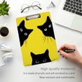 thumbnail image 2 of FMSHPON Cute Cat Yellow Clipboard Hardboard Wood Nursing Clip Board and Pull for Standard A4 Letter 13x9 inches, 2 of 2