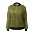 thumbnail image 4 of Duoif Veste pour Femmes, Veste Décontractée à Imprimé Tendance pour Femmes, Cardigan à Fermeture Éclair, Haut, Vestes pour Femmes Vert G, 4 of 5
