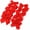 Red, variant on Tutuviw 12Pcs Christmas Tree Bows Mini Red Flocking Cloth Bowknot Xmas Decor Wreath Ornaments Hanging Decorations for Xmas Tree Ornaments Party