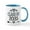White/Blue Inside, variant on CafePress - Class Of 2035 Future Graduate Mugs - 11 oz Ceramic Mug - Novelty Coffee Tea Cup