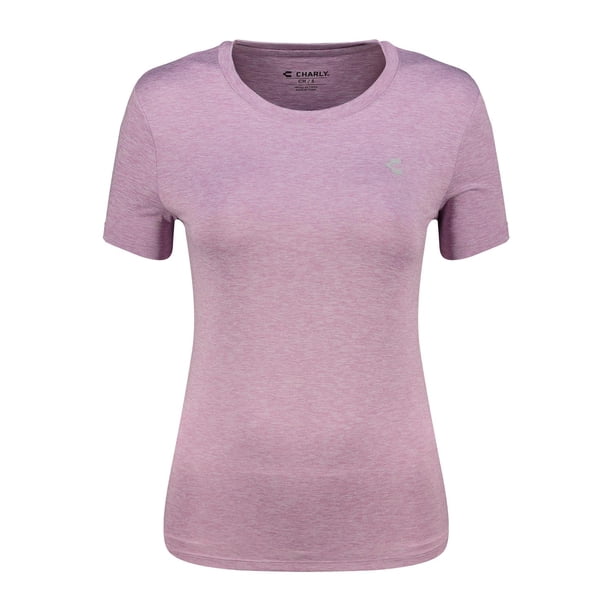 Playera Charly Sport Training Rosa Claro Para Mujer 5095203680 rosa G