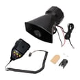 thumbnail image 2 of 7 Tone Car Alarm Horn with Built In Public Address System for 12 V Vehicles, 2 of 9