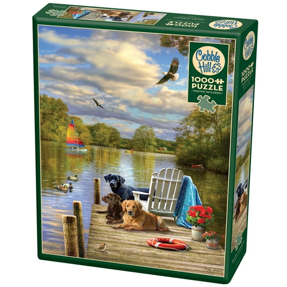 Cobble Hill 1,000 piece puzzle - Dog Day Afternoon - reference poster included