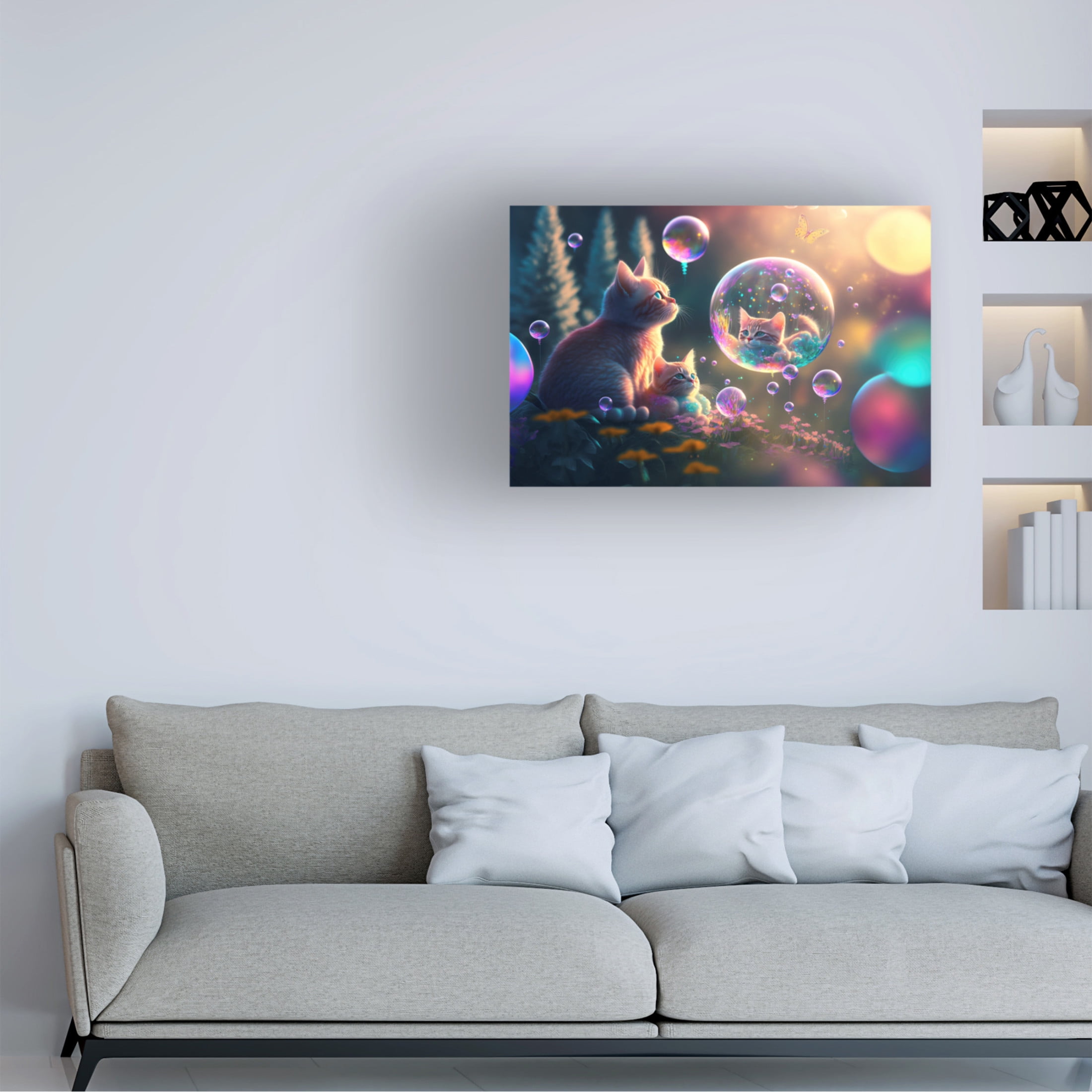 Canvas Wall Art - Ray Heere 'Mystical Morning 5' Wall Art for Living Room, Bedroom, or Office Décor by Trademark Fine Art - 24 x 16 Inches