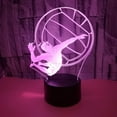 thumbnail image 6 of YSITIANNA Volleyball Player Pattern, 3D Illusion Lamp, 3D Night Light 3D LED Novelty Birthday Holiday Light Gift Touch Remote Control Toy STNL#077, 6 of 8