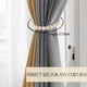 thumbnail image 5 of Paquete de 6 alzapaños magnéticos para cortinas: cierre magnético fuerte, alzapaños de madera con cuentas estilo bohemio para cortinas, para decoración de dormitorio, oficina, guardería (natural, 6), 5 of 6