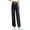 Black, variant on asjyhkr Womens Pants High Waist Drawstring Wide Leg Lightweight Casual Hiking Outdoor Vacation Trousers with Pockets