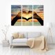 thumbnail image 2 of Corazón pintura al óleo manos lienzo póster HD impresión sol cuadro de pared sin marco sala de estar dibujo al óleo 3 paneles Scienceny JJ13376-01, 2 of 6
