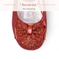 thumbnail image 5 of Stelle Girls Mary Jane Glitter Shoes Low Heel Princess Dress Shoes,Toddler Little Girls Bowknot Flower Girl Wedding Party Dress Pump Shoes,Red, 5 of 5