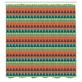 thumbnail image 3 of Ambesonne Geometric Shower Curtain, Triangles like Mountains, 69"Wx75"L, Multicolor, 3 of 5
