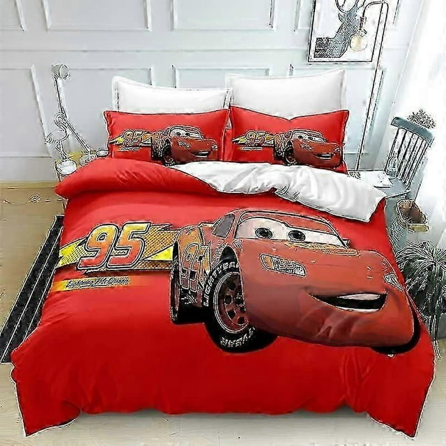 Bedding Set Gd100 Quilt Duvet Cover Lightning Set Comforter Cover Mcqueen 3 Pieces Bedding Printed Quilt Cover Set With Pillow Cases Hz100
