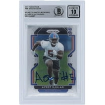 Azeez Ojulari New York Giants Autographed 2021 Panini Prizm #386 Beckett Fanatics Witnessed Authenticated 10 Rookie Card - Fanatics Authentic Certified