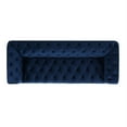 thumbnail image 6 of Alto 88" Tufted Chesterfield Sofa Navy Blue Velvet by Jennifer Taylor Home, 6 of 20