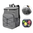 thumbnail image 5 of Large Insulated Thermal Cooler Bag Waterproof Cooler Backpack for Camping Picnic Grey, 5 of 7
