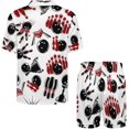 thumbnail image 4 of Sdmnsg-T Ensemble de Pyjama Coloré de Baseball et Golf pour Femmes, Ensemble de Pyjama Deux Pièces à Manches Courtes, 4 of 8