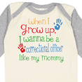 thumbnail image 4 of Inktastic Correctional officer Like Mommy Boys or Girls Long Sleeve Baby Bodysuit, 4 of 5