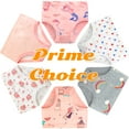 6 Packs Toddler Girls Underwear ,Girls Cotton Panties Size 2T 3T 4T 5T