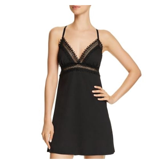 FLORA Intimates Black Sleepwear Shirt Size: L