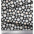thumbnail image 3 of Soimoi Poly Georgette Fabric Star & Cute Animals Kids Print Sewing Fabric Yard 42 Inch Wide, 3 of 3