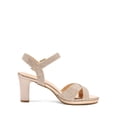 thumbnail image 3 of Sandalia DREAM PAIRS ICE-1 Tacones Gruesos con Brillo Champagne 8 cm, 3 of 8