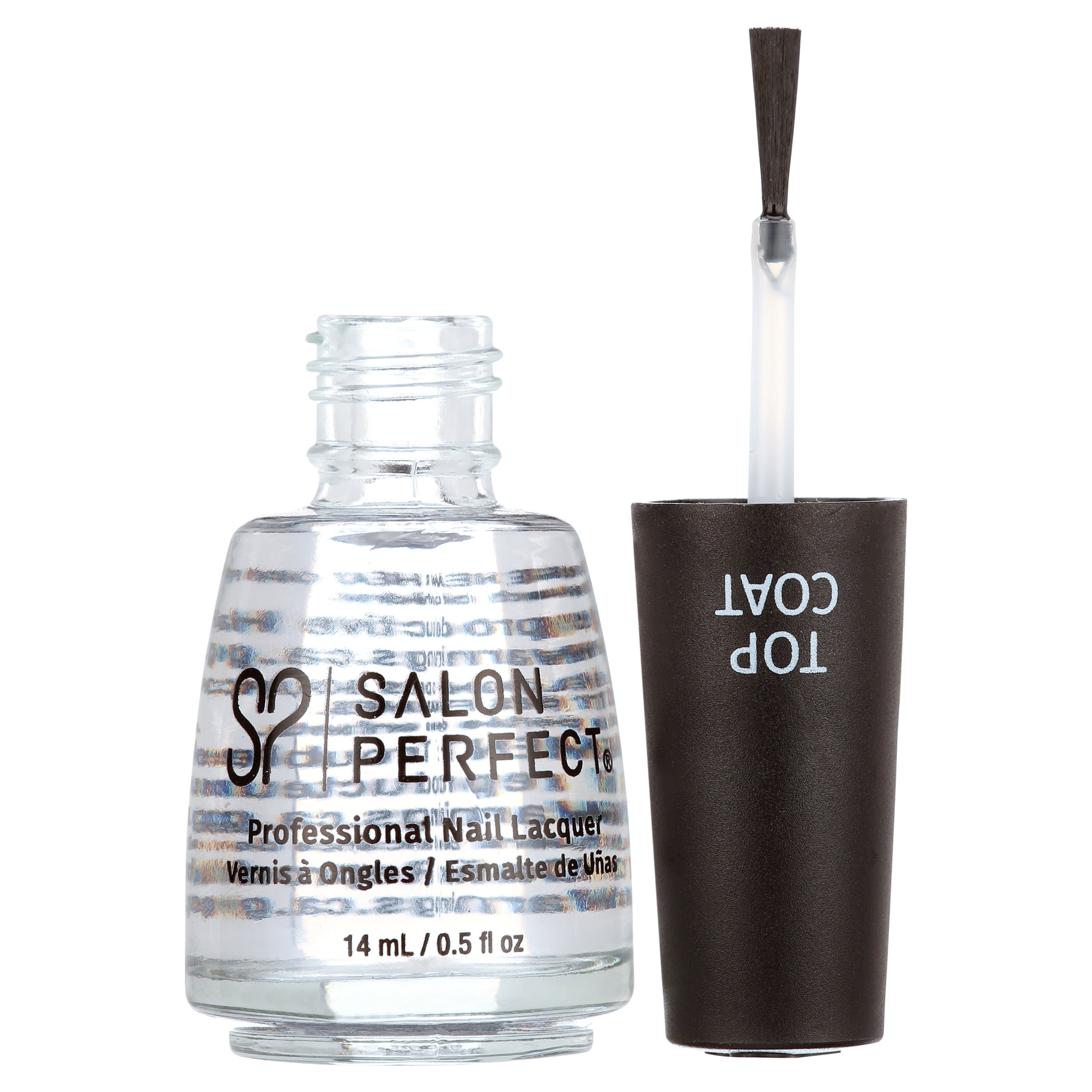 Salon Perfect Top Coat Nail Polish, Crystal Clear, 0.5 fl oz