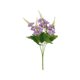 thumbnail image 2 of Ramo de flores artificiales de jacinto y manzana silvestre | Arreglo floral artificial con jarrón | Flores de seda realistas para decoración del hogar, 2 of 6