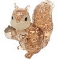 Original 3D Crystal Squirrel Puzzle, 55 Pieces