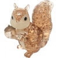 Original 3D Crystal Squirrel Puzzle, 55 Pieces photo 1