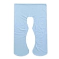 thumbnail image 2 of funda de almohada de apoyo para embarazadas, en forma de U, para dormir, con cojín para brazos y cuerpo, para el embarazo (azul cielo), 2 of 8