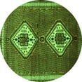 thumbnail image 1 of Ahgly Company Indoor Round Persian Green Traditional Area Rugs, 6' Round, 1 of 1