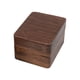 thumbnail image 3 of Joyero de madera vintage de madera maciza con 3 ranuras para anillos de boda Blanco, 3 of 8