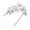 White, variant on pdqouc 27.5" Artificial Butterfly Orchid Flowers, Real Double Branch Flowers for Wedding Home Hotel Yard Restaurant Patio Festive Furnishing Decoration