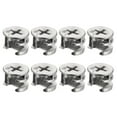 thumbnail image 1 of Unique Bargains Furniture Cam Lock Nut, 8 Pack 15x13.5mm Joint Locking Nuts, 1 of 5