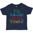 thumbnail image 3 of Inktastic My Godmother Loves Me Boys or Girls Toddler T-Shirt, 3 of 5