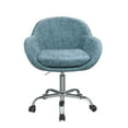 thumbnail image 2 of 28" X 27" X 31" Peacock Metal Tube Office Chair, 2 of 2