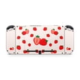 thumbnail image 4 of Tacky Design Cute Strawberry Skin Compatible with Nintendo Switch Skin - Premium Vinyl 3M Cream Color Nintendo Switch Stickers Set - Switch Skin for Console, Dock, Joy Con - Decal Full Wrap, 4 of 5