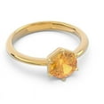 thumbnail image 3 of 2.00 Ct Beautiful Round Cut Citrine Gemstone Engagement Ring for Ladies Solid 18K Yellow Gold Size 3.5 by Diamond Capitals, 3 of 8