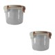 thumbnail image 4 of Advancent Hebilla de plástico PP transparente, latas selladas, soportes redondos para tanque de almacenamiento de cereales, contenedores de cocina Type3 NO3 Advancent CBP055775, 4 of 5