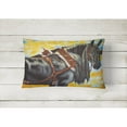 thumbnail image 2 of Day's End Horse Fabric Decorative Pillow, 2 of 3