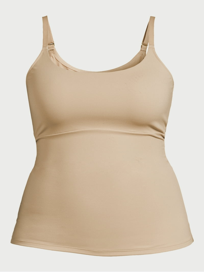 Joyspun Women's Stretch Shaping Cami, Sizes S to 3X
