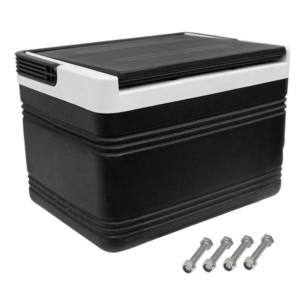 Nevera portátil de golf aislada con soporte universal, capacidad de 12 x 7,8 x 8,2 pulgadas, instalación versátil, fácil manejo