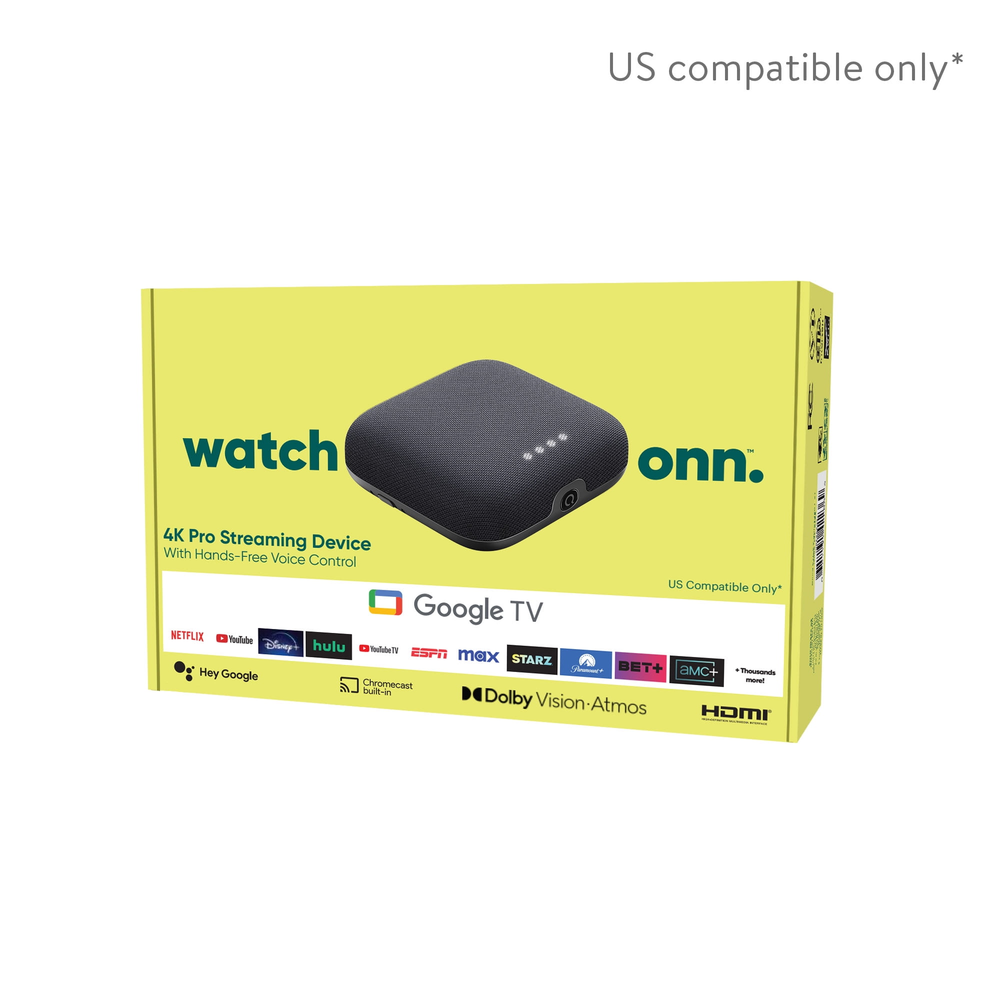 Bundle of newest 6 BNWT- Watch Onn. Android TV UHD Streaming Device for Savwafare