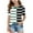 Black, variant on jobturf Girls Shirts Patchwork Color Block Striped Puff Short Sleeve Blouses Holiday Beach Vacation Basic Tees Summer Tops Size 4-15 Years
