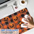 thumbnail image 4 of Long Mouse Pads for Desk,Checkered Pumpkin Halloween Pattern Desk Mats on Top Of Desks, Desk Mouse Pad Extra Large with 3mm Non-Slip Base and Stitched Edge for Gaming,Office,Work,Home 31.5"x15.7", 4 of 6