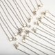 thumbnail image 4 of 2024 2pcs 2024 Fashion Tiny Heart Dainty Initial Necklace With Letter Name Choker Necklace For Women Pendant Jewelry Accessories Gift--V-Product code W, 4 of 5